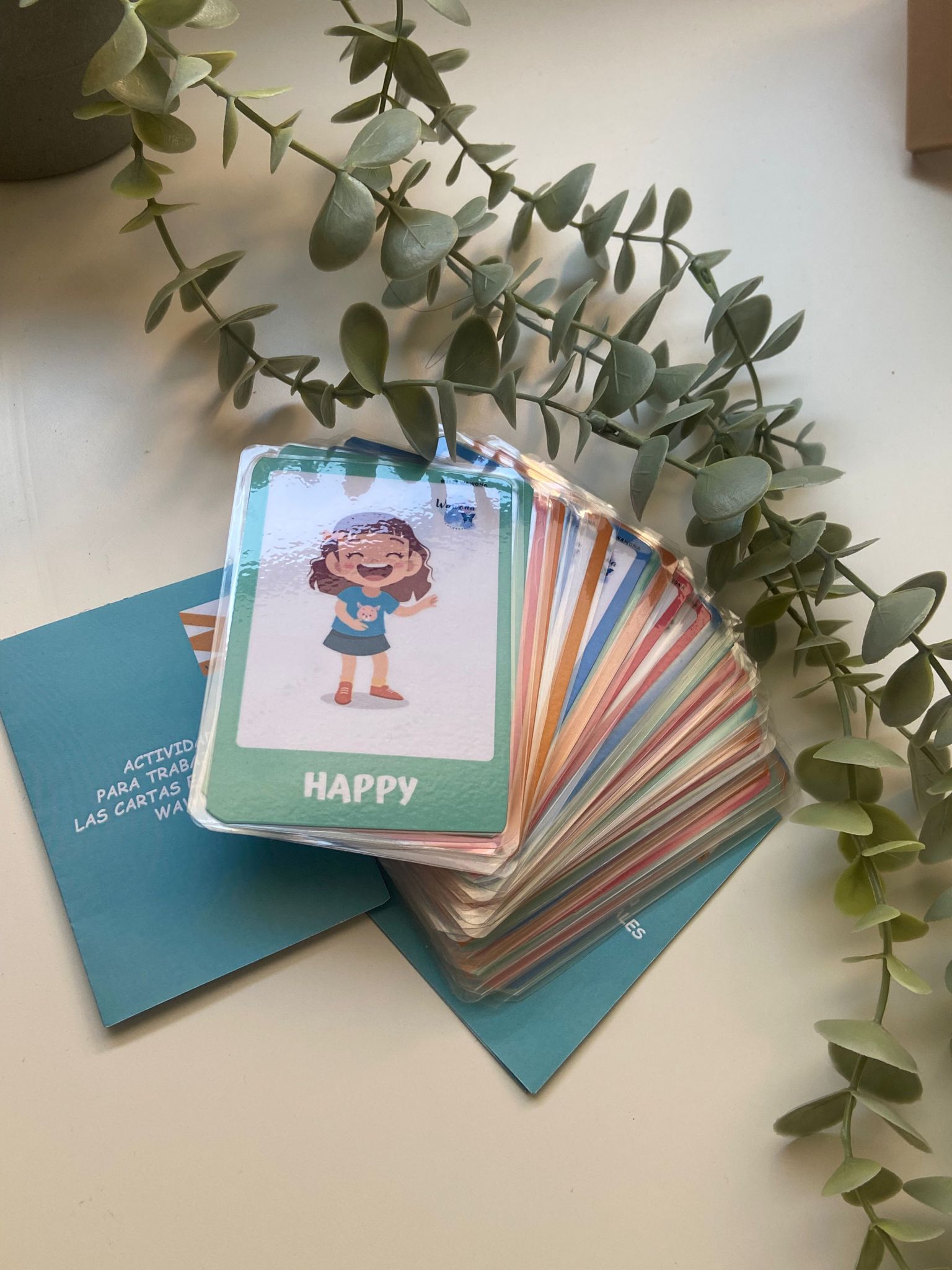 CARTAS ACTIVIDADES: CONOCE LAS EMOCIONES (EN INGLES) - 40 UNDS.